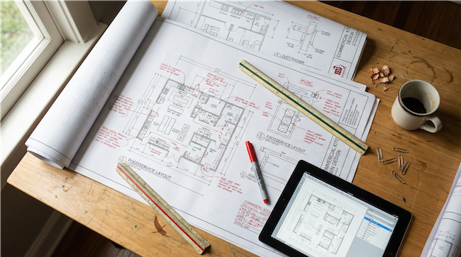 foodesign associates_AI generated_desk_topdown_professional