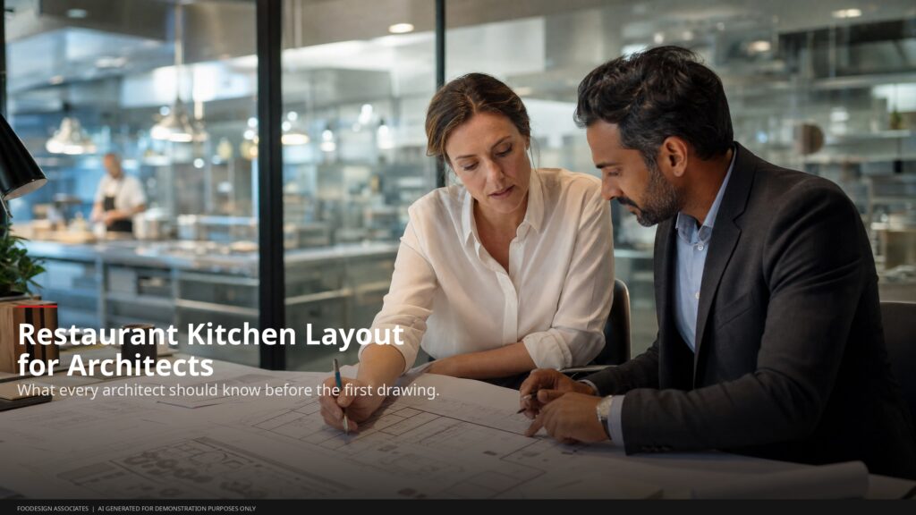 Restaurant Kitchen Layout for Architects